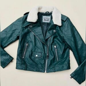 Levi's Strauss Women's Leather Jacket - Size Small